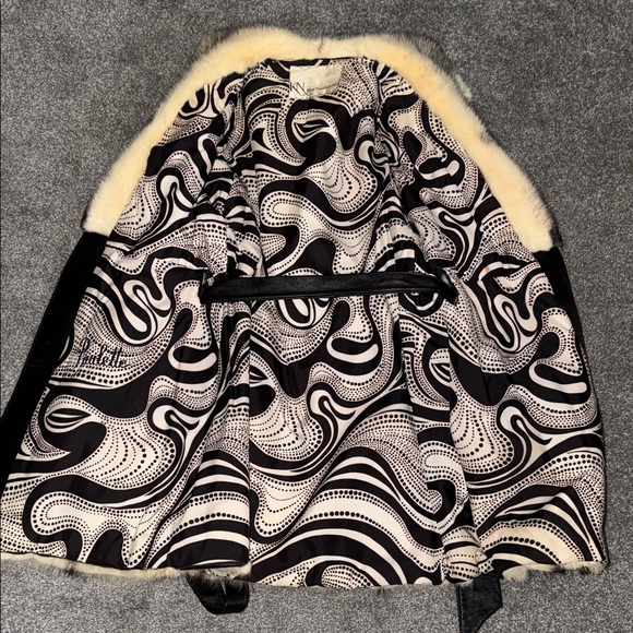 Chic Ken Nanfelt Fur and Leather Patterned Jacket - Picture 6 of 8